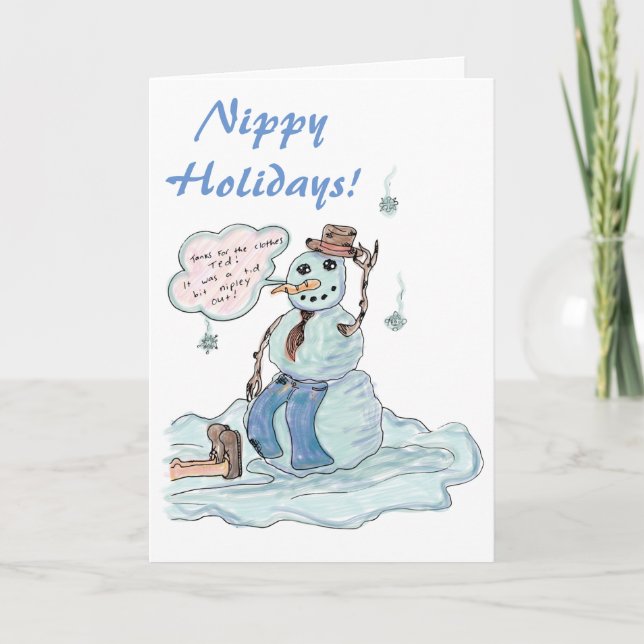 Nippy Holidays Holiday Card (Front)