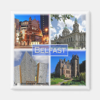 NIR003 BELFAST, Northern Ireland, Fridge Magnet