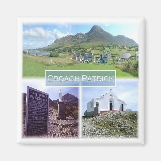 NIR009 CROAGH PATRICK, Northern Ireland, Fridge Magnet (Front)