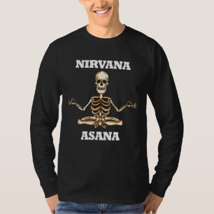 Nirvana Asana Skeleton Meditation Energy T-Shirt