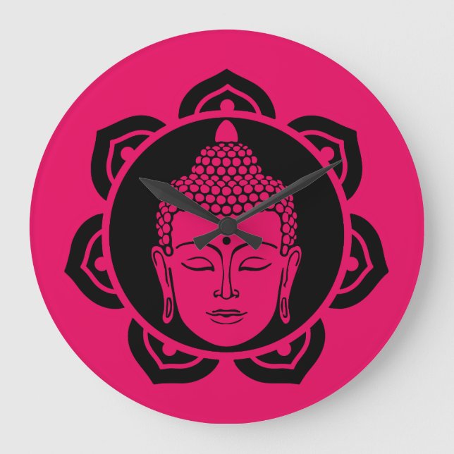 Nirvana Buddhist Large Clock (Front)