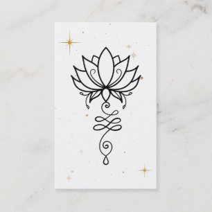 *~* Nirvana Sacred Geometry Lotus Cosmic  Business Card