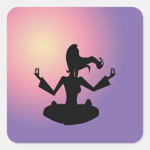 nirvana square sticker