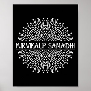 Nirvikalp Samadhi Mandala Sacred Fractal Geometry Poster