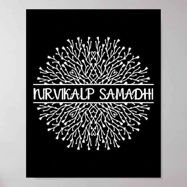 Nirvikalp Samadhi Mandala Sacred Fractal Geometry  Poster (Front)