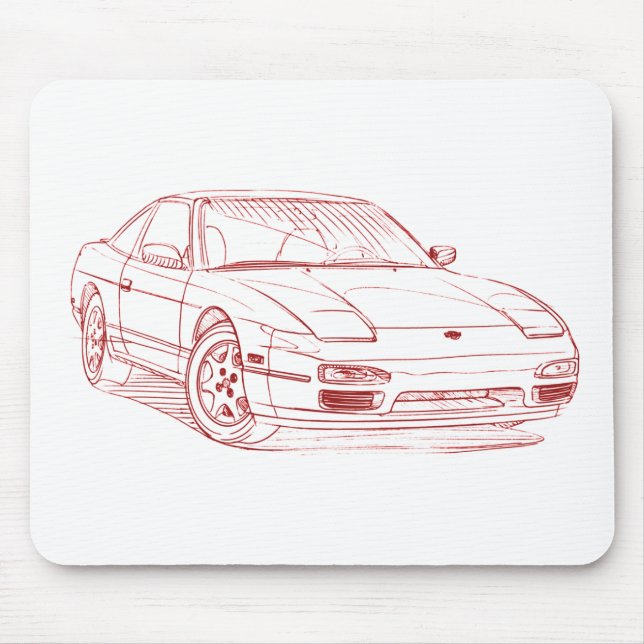 Nis 240SX S14 Mouse Pad (Front)