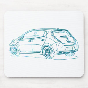 Nis Leaf EV6 2010 Mouse Pad