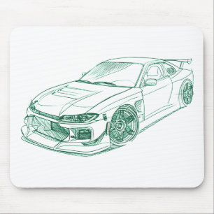 Nis Silvia S15 Drift custom Mouse Pad