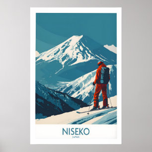 Niseko Art Print - Ski Poster Japan 1