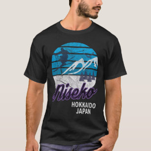Niseko Hokkaido Island Japan Ski Resort Snowboardi T-Shirt