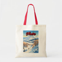 Niseko Hokkaido Japan Winter Travel Art Vintage