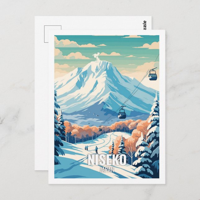 Niseko Japan Famous Travel Places Postcard (Front/Back)