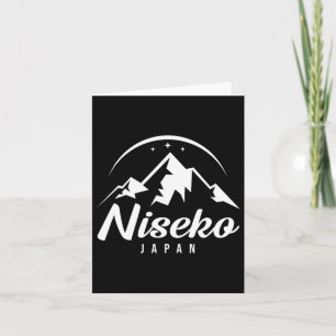 Niseko Japan Ski Resort Skiing Snowboarding Card