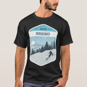 Niseko Ski Resort Japan Hokkaido Island Snowboardi T-Shirt