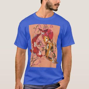 Nishikigoi Sakura Cherry Blossom Taisho Sanke Koi T-Shirt
