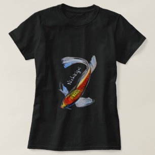 Nishikigoi word for Koi Japanese carp art T-Shirt