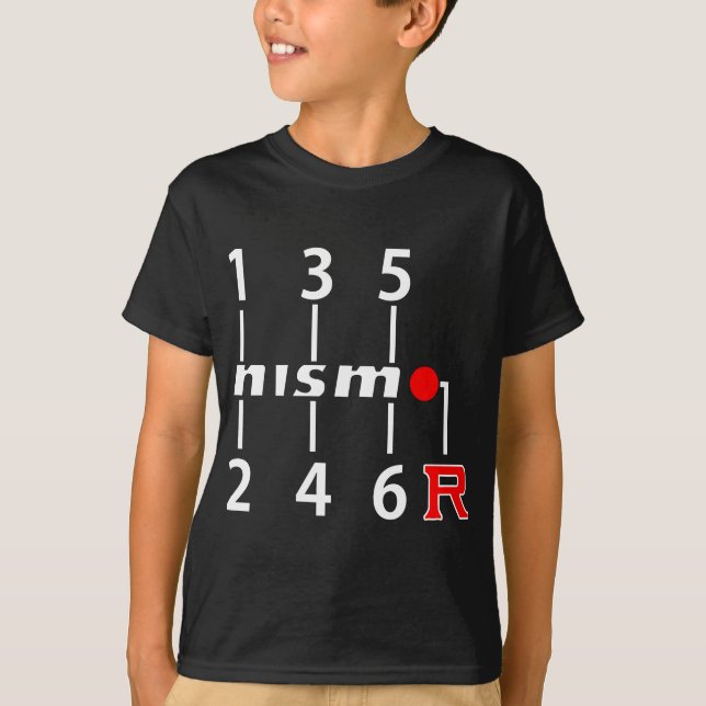 Nismo Shifts Knob skyline T-Shirt (Front)