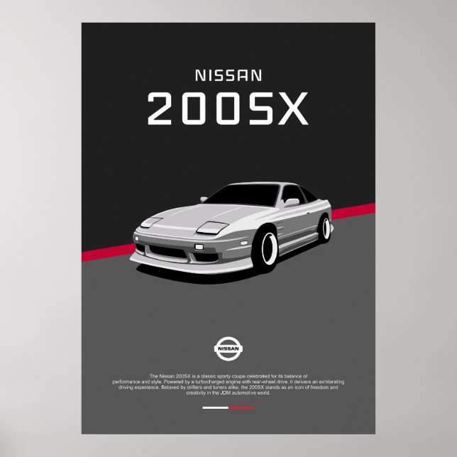 NISSAN 200SX POSTER (Front)