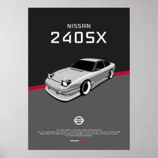 NISSAN 240SX POSTER