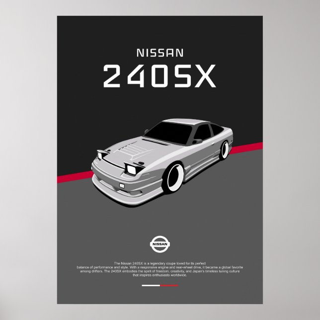 NISSAN 240SX POSTER (Front)