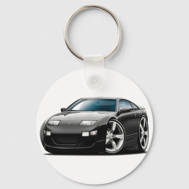 Nissan 300ZX Black Car Key Ring (Front)