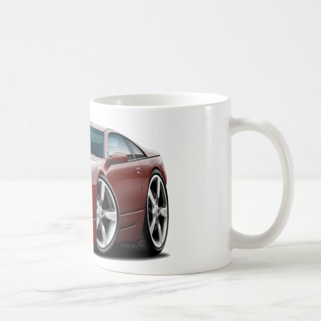 Nissan 300ZX Maroon Car Coffee Mug (Right)