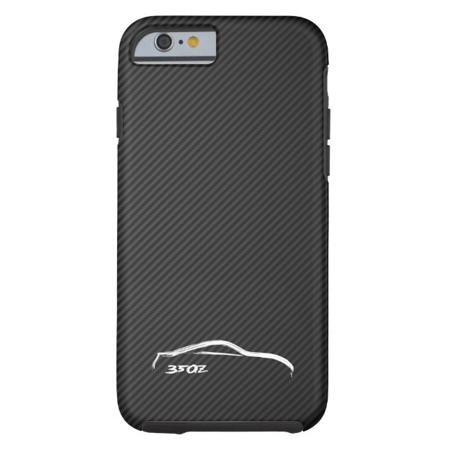 Nissan 350Z White Silhouette Logo Case-Mate iPhone Case (Back)