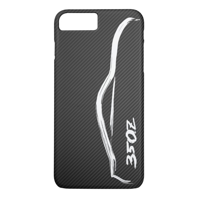 Nissan 350Z White Silhouette Logo Case-Mate iPhone Case (Back)
