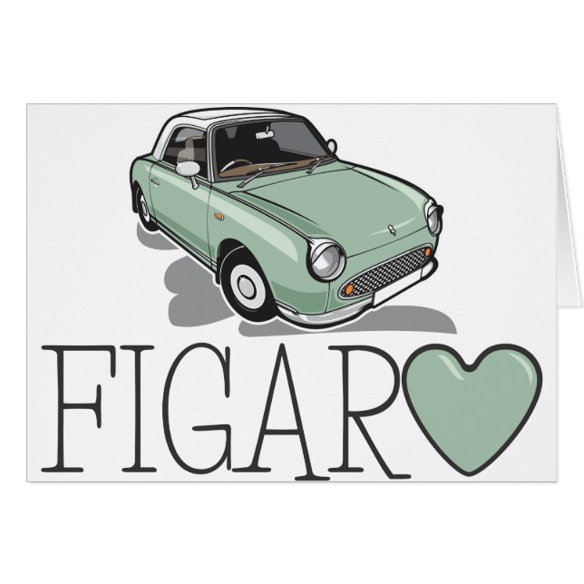 Nissan Figaro Emerald Green (Front Horizontal)