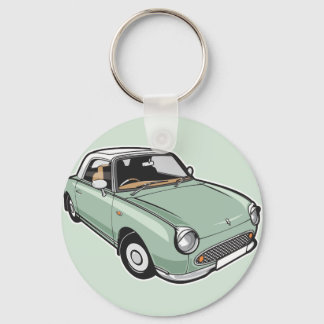 Nissan Figaro Emerald Green Key Ring