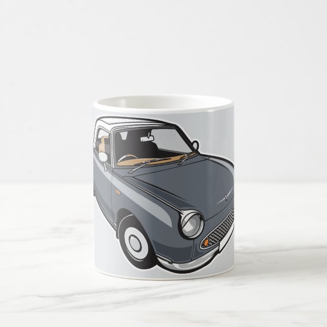 Nissan Figaro Lapiz Grey Coffee Mug (Center)