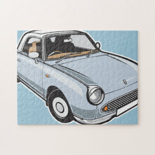 Nissan Figaro Pale Aqua Jigsaw Puzzle