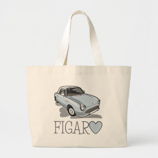 Nissan Figaro Pale Aqua Large Tote Bag