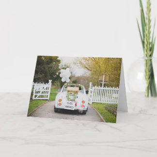 Nissan Figaro Wedding Car Card