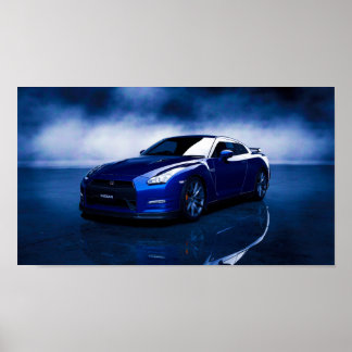 Nissan GT-R Quality Poster