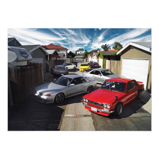 Nissan GT-R R32 R33 R34 R35 Skyline Hakosuka Photo Print (Front)