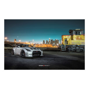 Nissan GT-R R35 Libertywalk in Los Angeles Photo Print