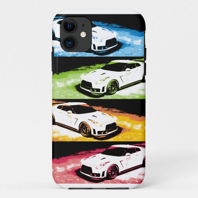 Nissan GTR Pop-art Case-Mate iPhone Case (Back)