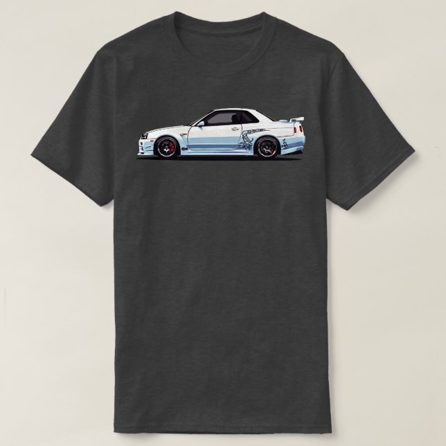 Nissan Gtr R34 T-Shirt (Design Front)