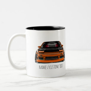 Nissan Silvia S-Chassis 240sx drift spec lowered Two-Tone Coffee Mug