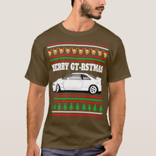 Nissan Skyline GTR R33 Merry Gtrstmas T-Shirt
