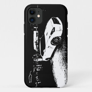 Nissan Skyline GTR with City Lights Backdrop iPhone 11 Case