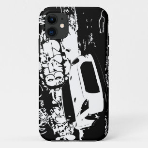 Nissan Skyline GTR with Graffiti Backdrop iPhone 11 Case