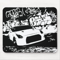 Nissan Skyline GTR with Graffiti Backdrop