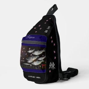 Nisshin Ninja Road Thank and pray for all life. Sling Bag
