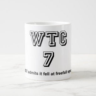 NIST admits WTC7 fell at freefall speed Large Coffee Mug
