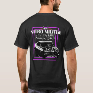 NITRO MILITIA black cotton T-shirt #2