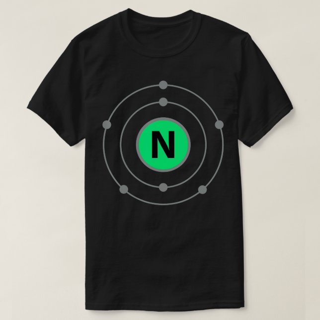 Nitrogen Atom  Become Molecules for Halloween  T-Shirt (Design Front)