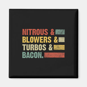 Nitrous Blowers Turbos Bycon Food Retro Bbq Meat Magnet