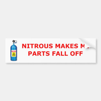 nitrous bumper sticker